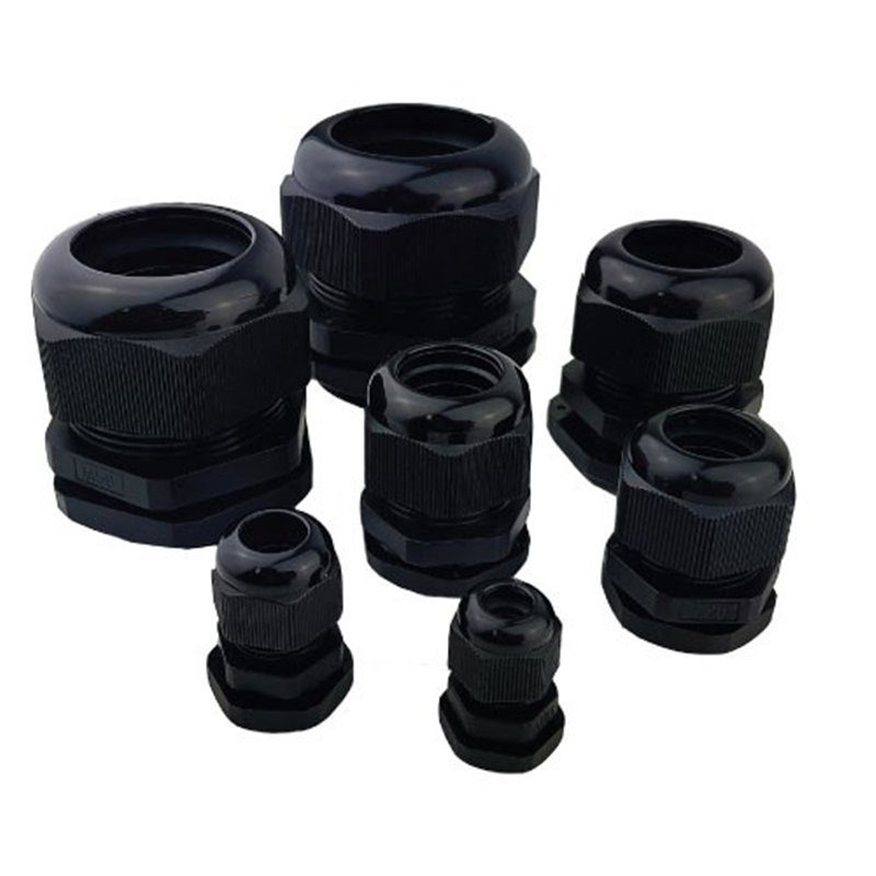 25mm Nylon Cable Glands Black