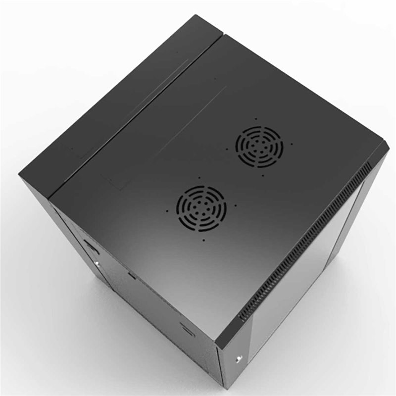 12RU Swing Frame Wall Mounted Data Cabinet — 600x550mm