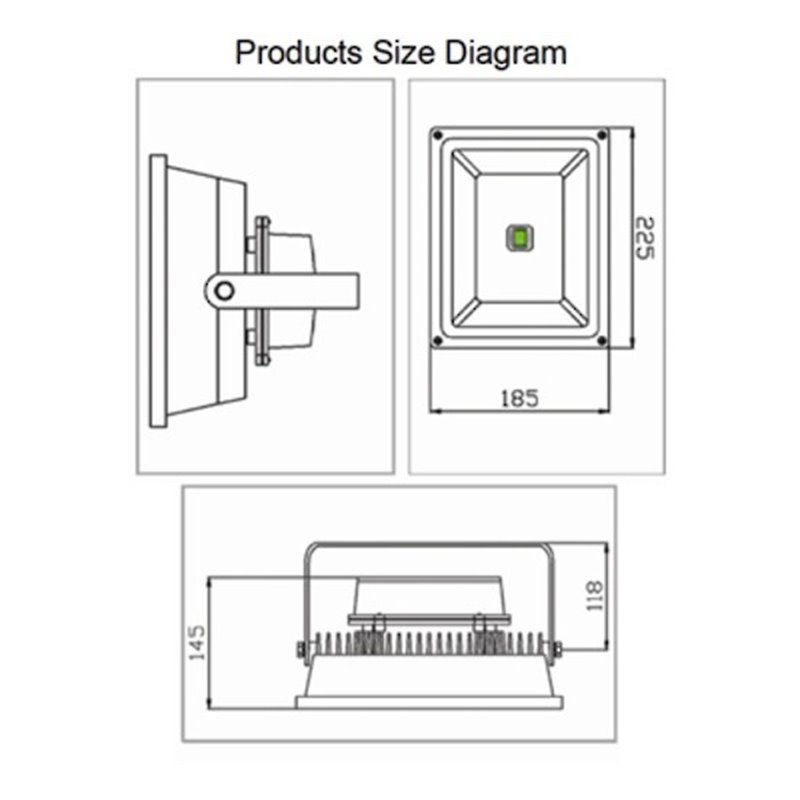 LEDFL10-30 - DOMESTIC FLOOD LIGHT 30W