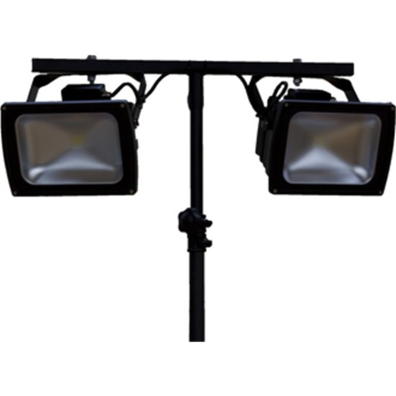 LEDILS-2500 - PORTABLE LED FLOOD LIGHT STAND 2X40W LED FLOOD LIGHTS
