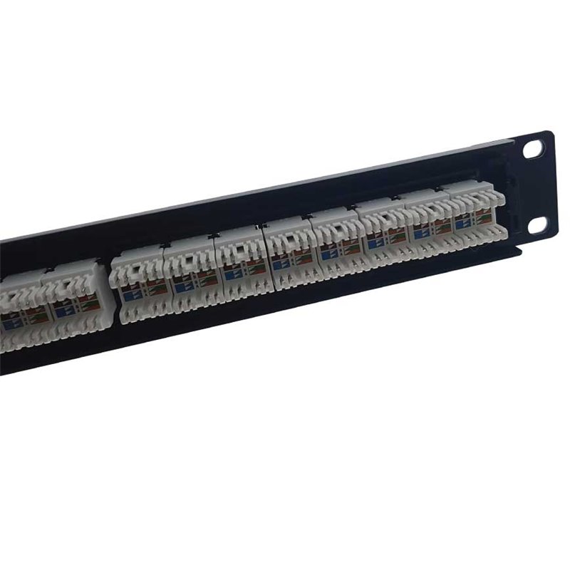 1RU 24 Port Cat5e Universal Termination Patch Panel