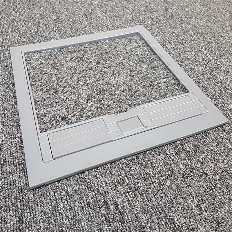4 Power 10 Data Plastic Lid  Floor Outlet Box