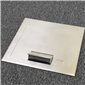 4 Power 6 Data Shallow Stainless Steel Flush Floor Outlet Box