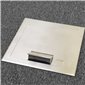 2 Power 4 Data Shallow Stainless Steel Flush Floor Outlet Box