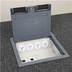 4 Power Plastic Lid  Floor Outlet Box