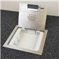 4 Power Shallow Stainless Steel Flush Floor Outlet Box