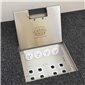 4 Power Stainless Steel 19mm Recessed Lid  Floor Outlet Box
