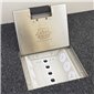 4 Power Stainless Steel 19mm Recessed Lid  Floor Outlet Box