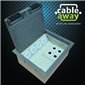 4 Power Plastic Lid  Floor Outlet Box