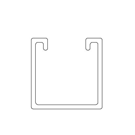 STRUT 41x41 Pre Galvanized  (Slotted) 3m