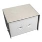 FP Series Floor Pedestal Outlet Box Stainless Steel 2 x DGPO + 2 x Data Provisions