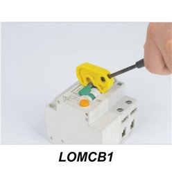 Single Pole Miniature Circuit Breaker Lockout