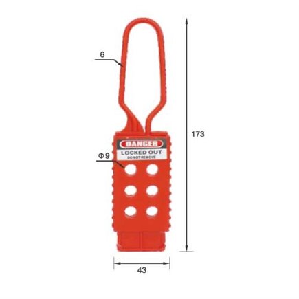 Nylon Lockout HASP