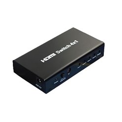 4 in 1 out HDMI Matrix Switch IR Remote