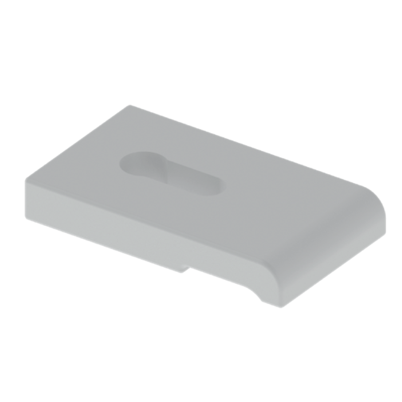 Aluminium 2 division Skirting Duct