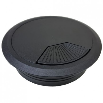 DESK GROMMET 80mm - BLACK