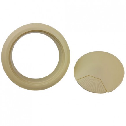 DESK GROMMET 80mm - BEIGE