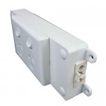 SOFT WIRED DOUBLE SWITCHED OUTLET (WHITE)