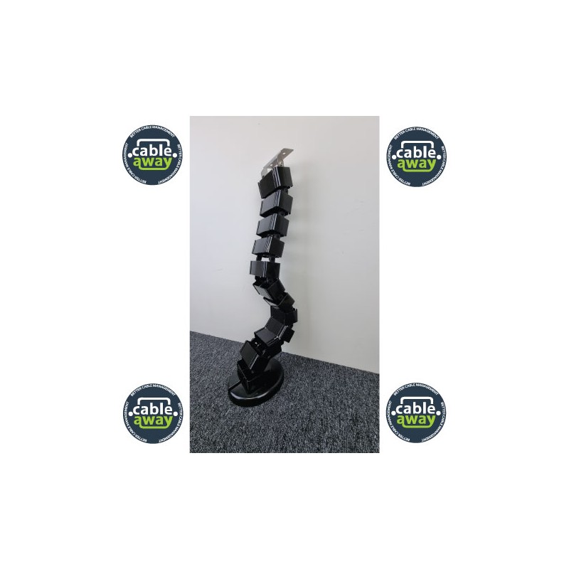 UMBILICAL FLEXIBLE SPINE 1300x75mm (BLACK)