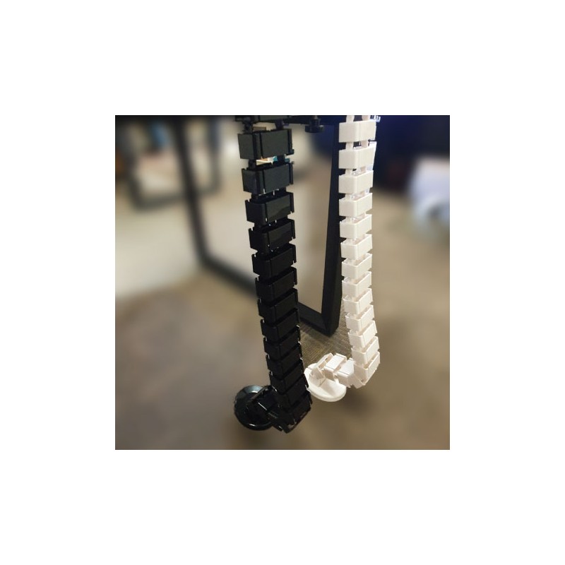 UMBILICAL FLEXIBLE SPINE 1300x75mm (BLACK)