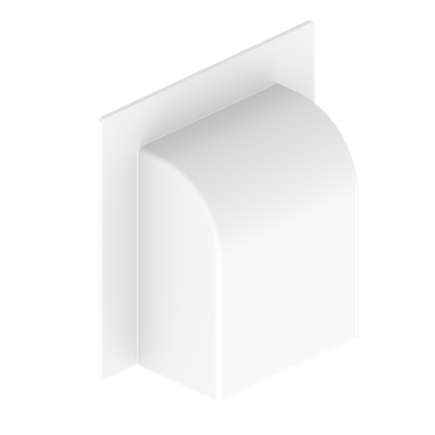 NEW Unex Wall duct 45x75 in U24X