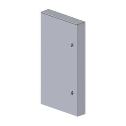 Unex end cover 70x130 in U24X