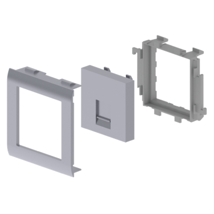 NEW Unex flat faceplate 1 RJ45 in U24X
