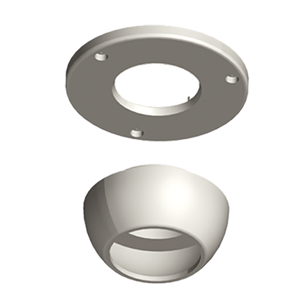 Unex suspended ceiling plate for flexible runway in U24X