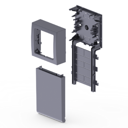 Unex adapter for 1 outlet Simon73 Loft type in U24X