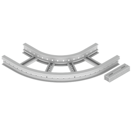 Unex Flat corner 90Â° 85x300 R300 in U23X