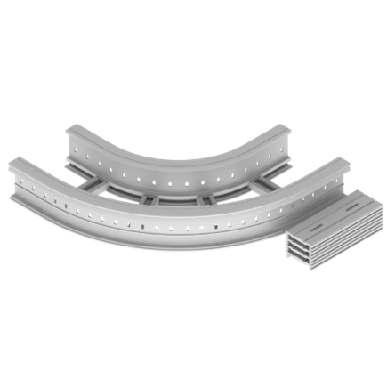 Unex Flat corner 90Â° 135x300 R300 in U23X