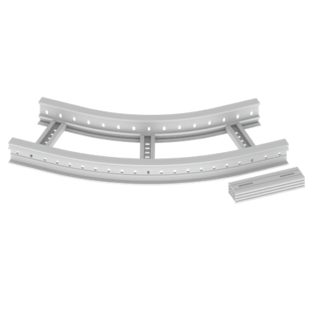 Unex Flat corner 45Â° 85x300 R600 in U23X