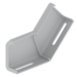 Unex concave junction 100mm in U23X