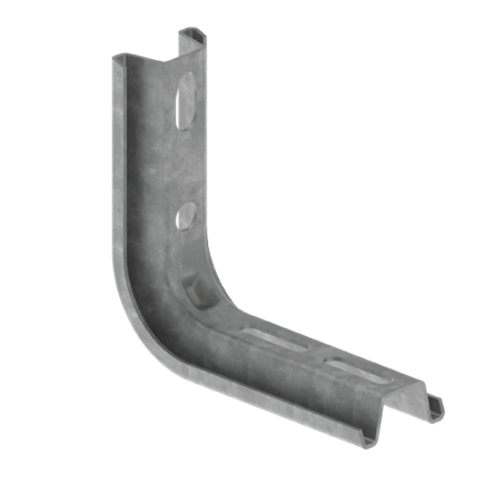 Unex L bracket 100mm in Sendzimir steel
