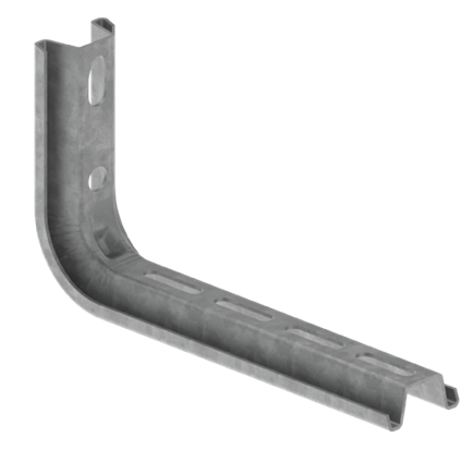 Unex L bracket in Sendzimir steel