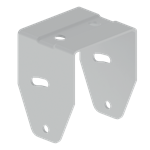 Unex U profile connector in Epoxy steel