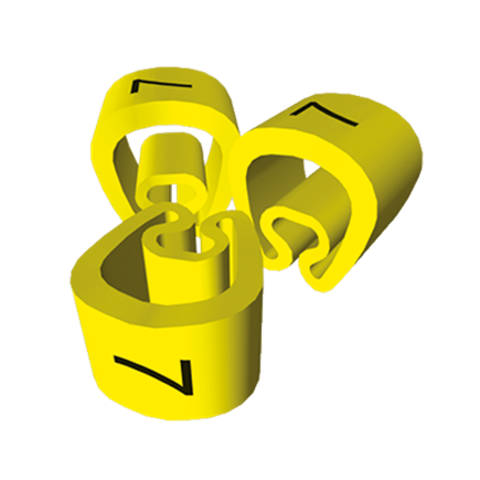 Unex detached marker 2-5mm in plasticized PVC