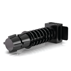 Cable tie wall plug (flush) black Ø 8 U63X