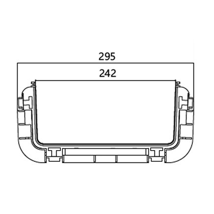 FIBRE CABLE TRAY CONNECTOR 240w