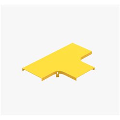 FIBRE CABLE TRAY HORIZONTAL TEE COVER 90° 120w