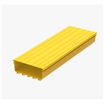 FIBRE CABLE TRAY COVER 300w X 2000mm YELLOW PVC