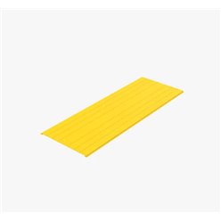 FIBRE CABLE TRAY COVER 360w X 2000mm YELLOW PVC