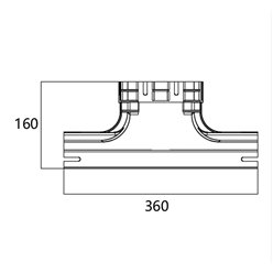 FIBRE TRAY UNIVERSALTEE 120w