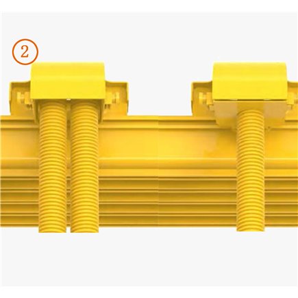 FIBRE CABLE TRAY OUTLET 120mm