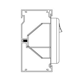 Skirting Duct (Aluminium) 50 x 100mm