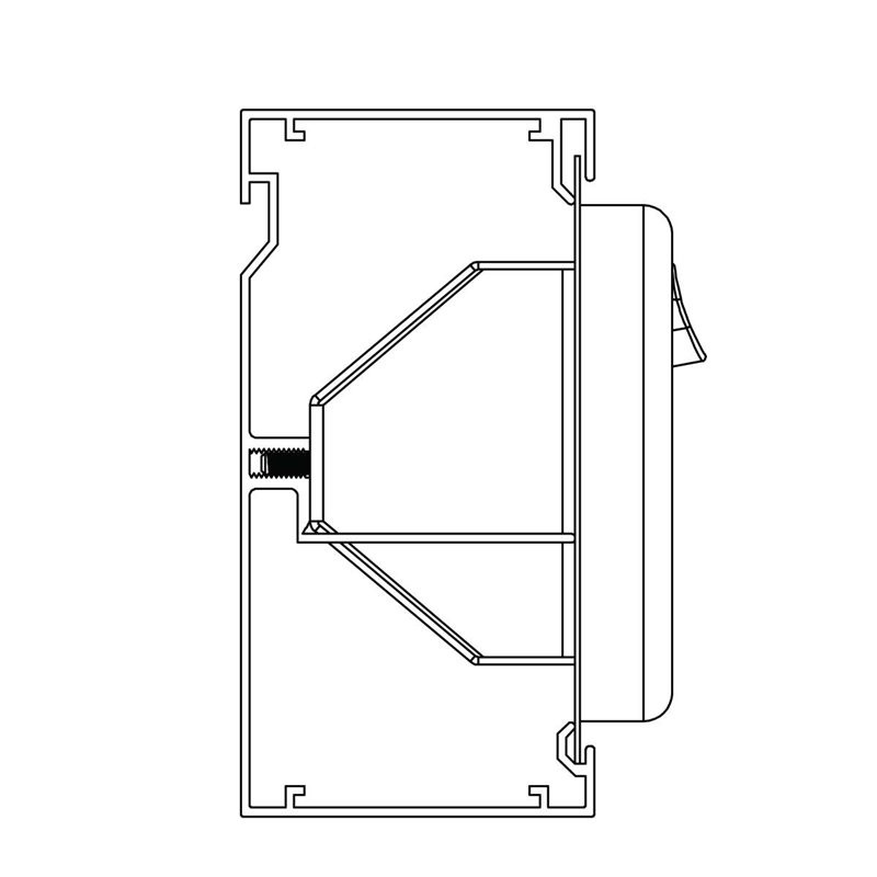 Skirting Duct (Aluminium) 50 x 100mm