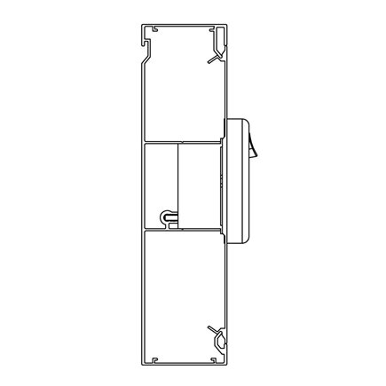 Skirting Duct (Aluminium) 50 x 200mm