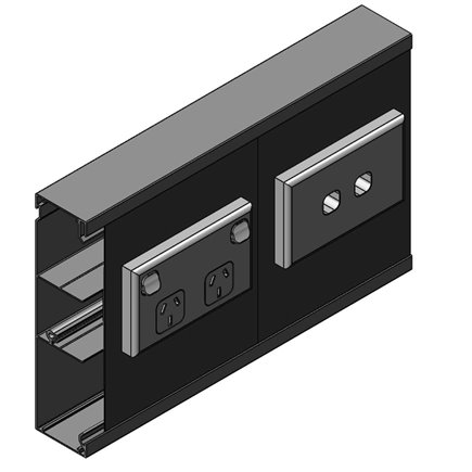 Skirting Duct (Aluminium) 50 x 200mm