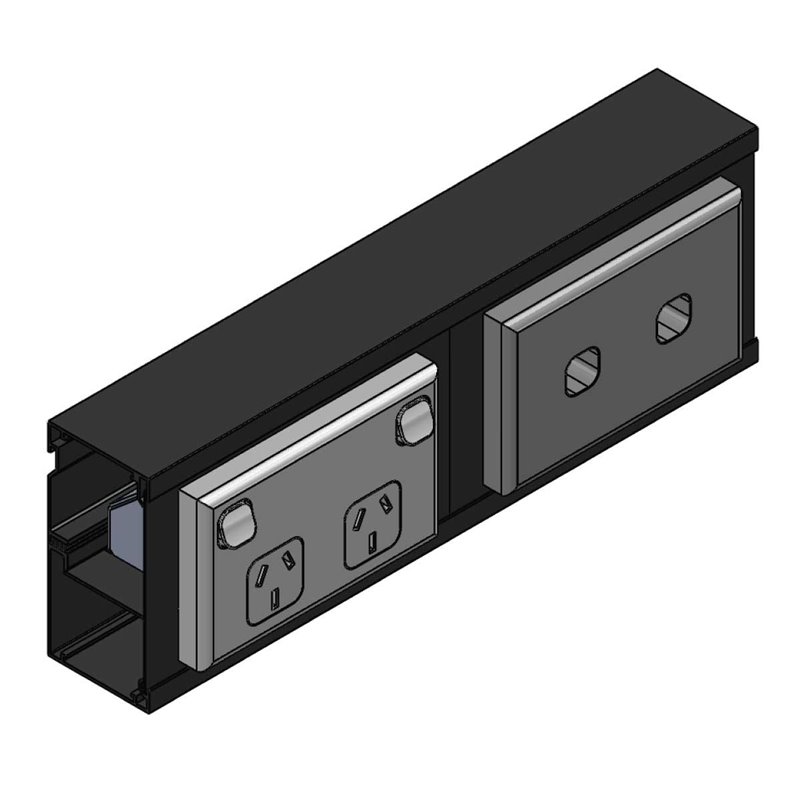 Skirting Duct (Aluminium) 50 x 100mm