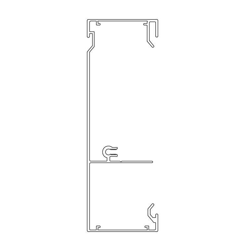 50 X 150mm X 2.4m 2 CHANNEL SKIRTING DUCT (Oyster Grey) DUCT BODY ONLY